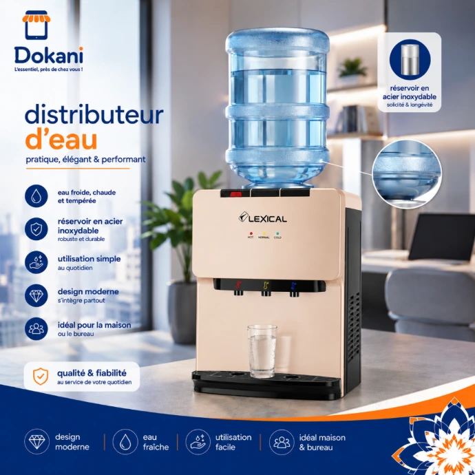 Distributeur d'Eau Lexical 635W LWD-6021-9- Beige