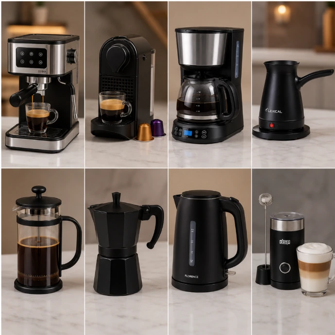 comparatif types machines à café Tunisie 2026 prix