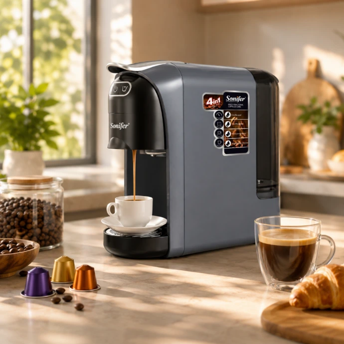 Machine à Café Multifonctions 4 en 1 Sonifer 1400 W