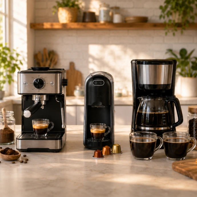 Comparatif expresso capsule et cafetière filtre pour choisir sa machine à café en Tunisie