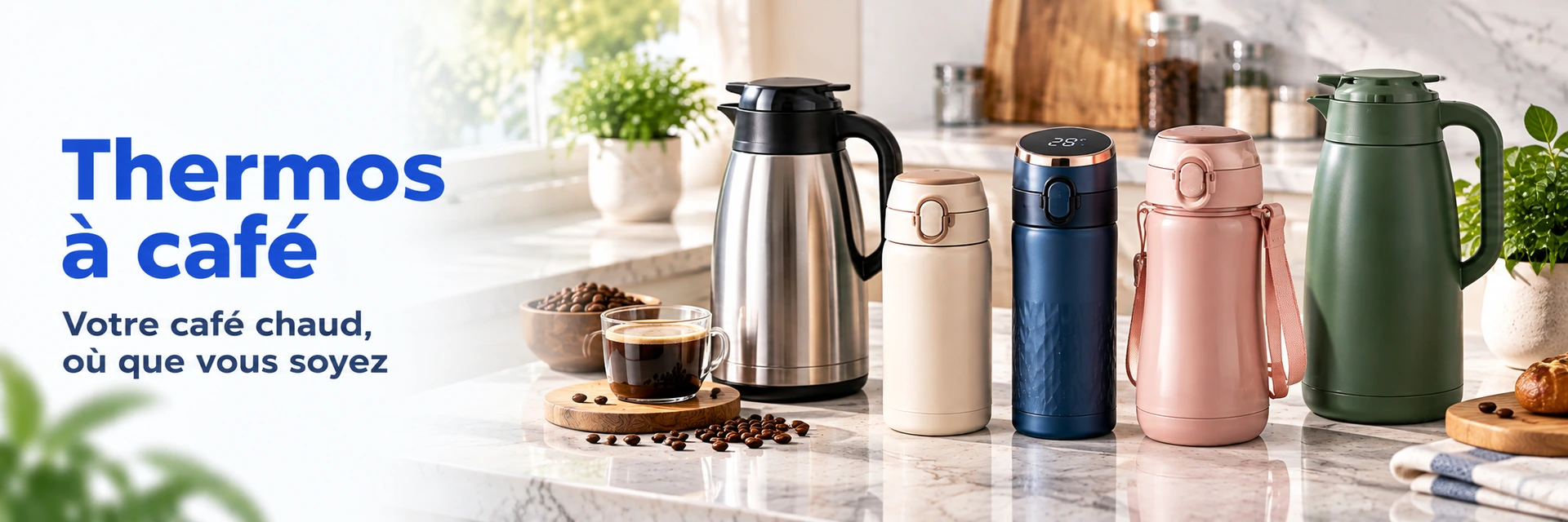 Thermos à café en Tunisie – Mugs et bouteilles isothermes pour boissons chaudes
