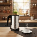 Bouilloire Electrique Prova 1,7 L 1500W Argent