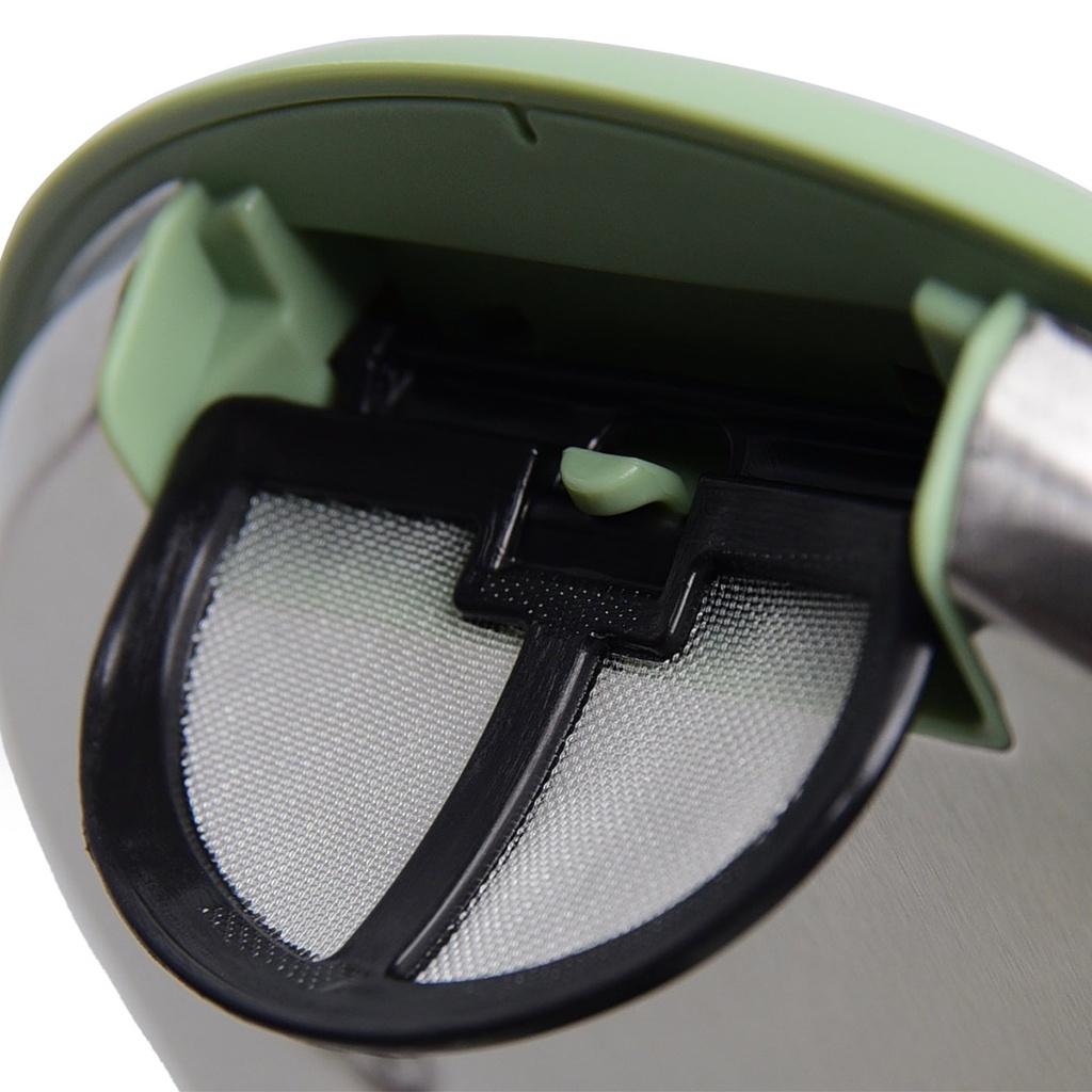 Bouilloire Electrique Lexical Avec Afficheur Température 2200W Vert 1,7L