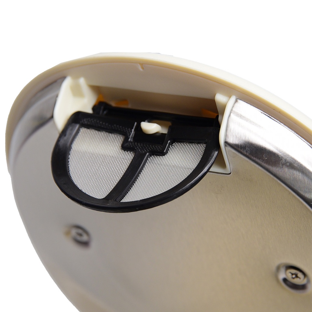 Bouilloire Electrique Lexical Avec Afficheur Température 2200W Beige 1,7L