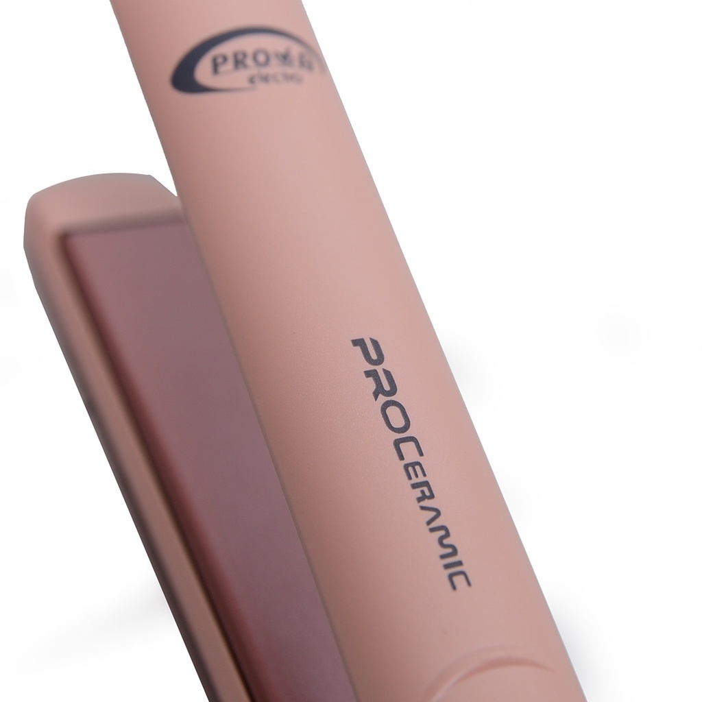 Plaque cheveux Prova Céramique Rose 50W 220°C