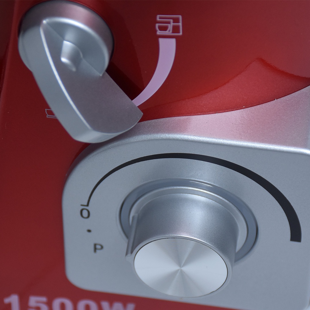 Robot Pétrin Florence 5L 1500W Afficheur Digitale (Rouge)