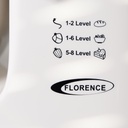 Robot Pétrin Florence Avec Bouton Afficheur 12L 2000W Blanc