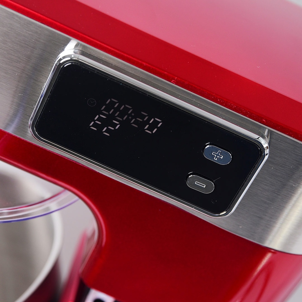 Robot Pétrin Florence Avec Afficheur 5L 1300W Rouge