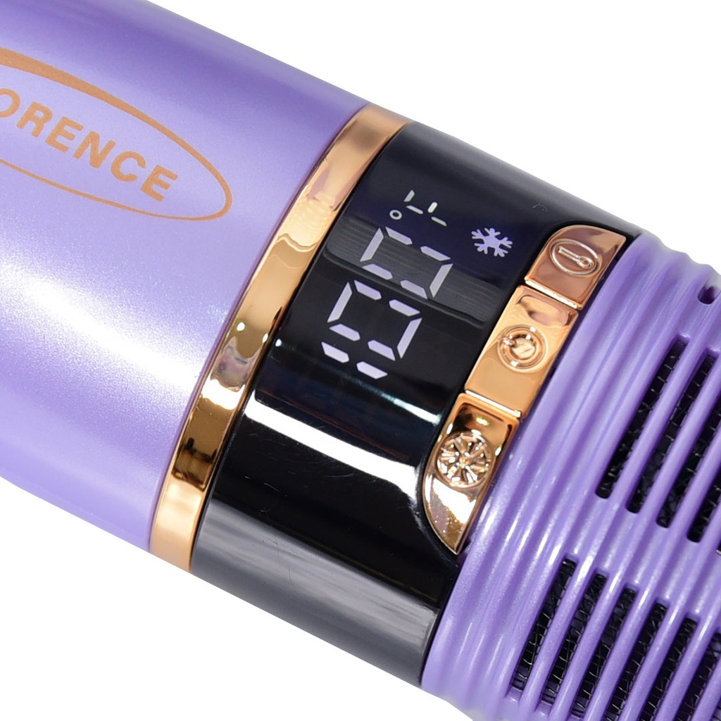 Brosse Coiffante Avec Afficheur Température 1000W Violet