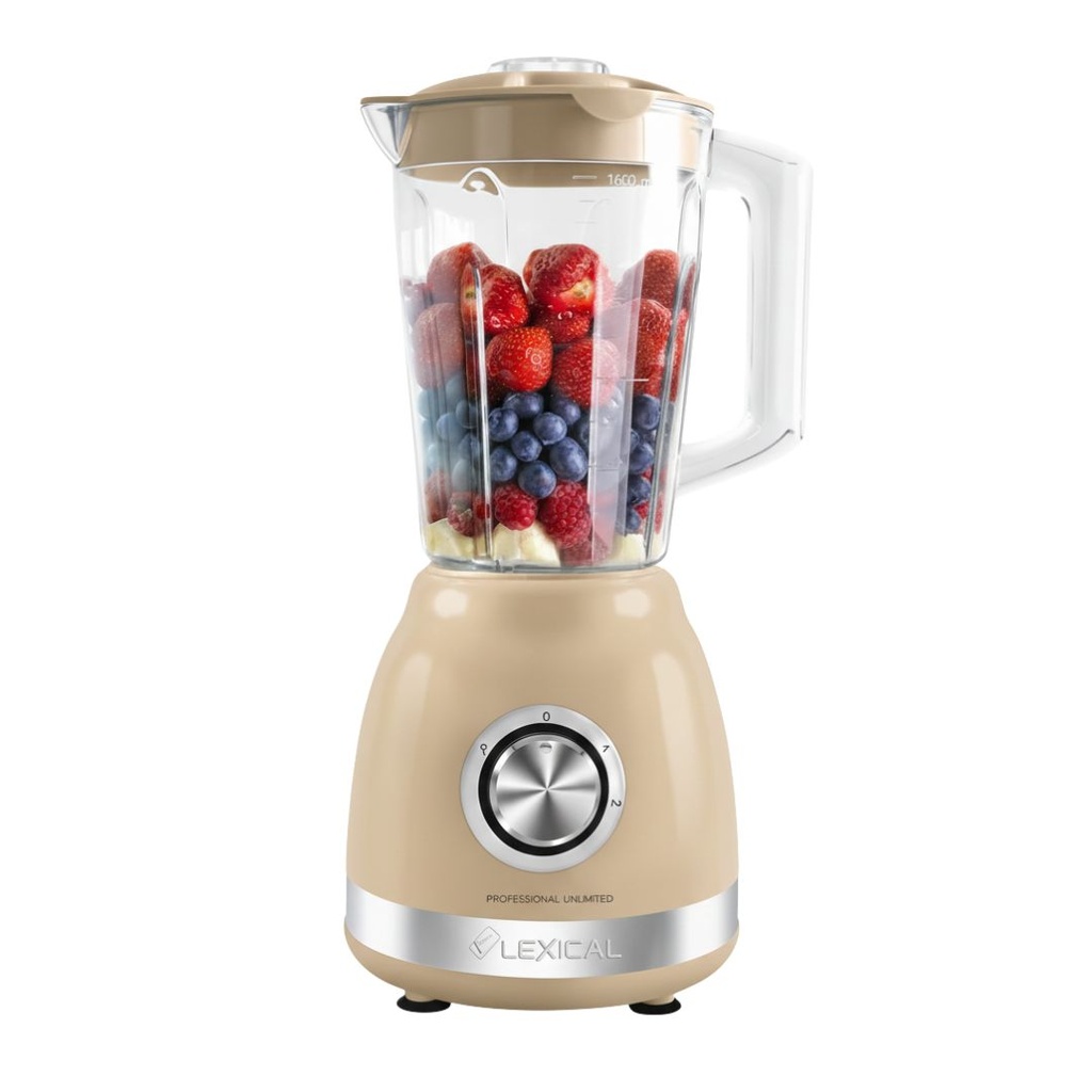 Blender avec Grinder 2en1 Lexical 500W 1,6L Beige