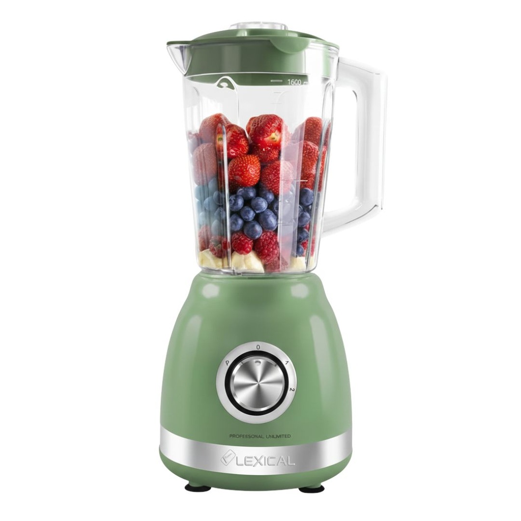 Blender avec Grinder 2en1 Lexical 500W 1,6L Vert