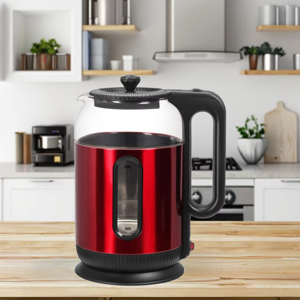 Bouilloire Electrique En Verre RAF 1,8L -1500 W Noir