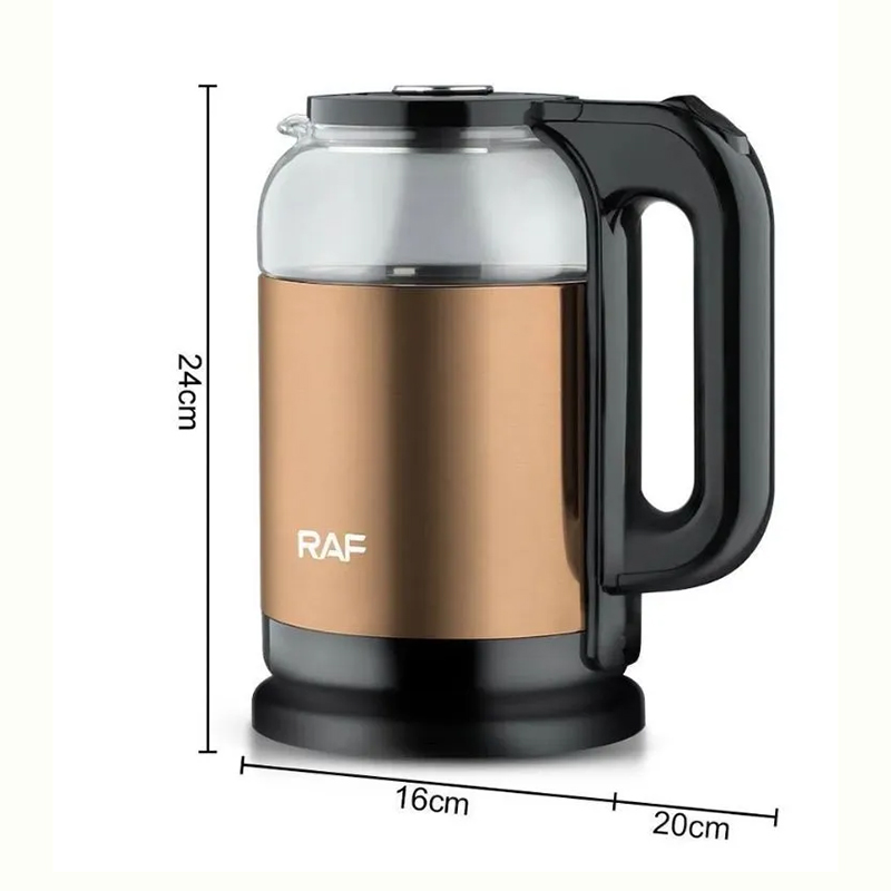 Bouilloire Electrique En Verre RAF 2L -1500 W Marron