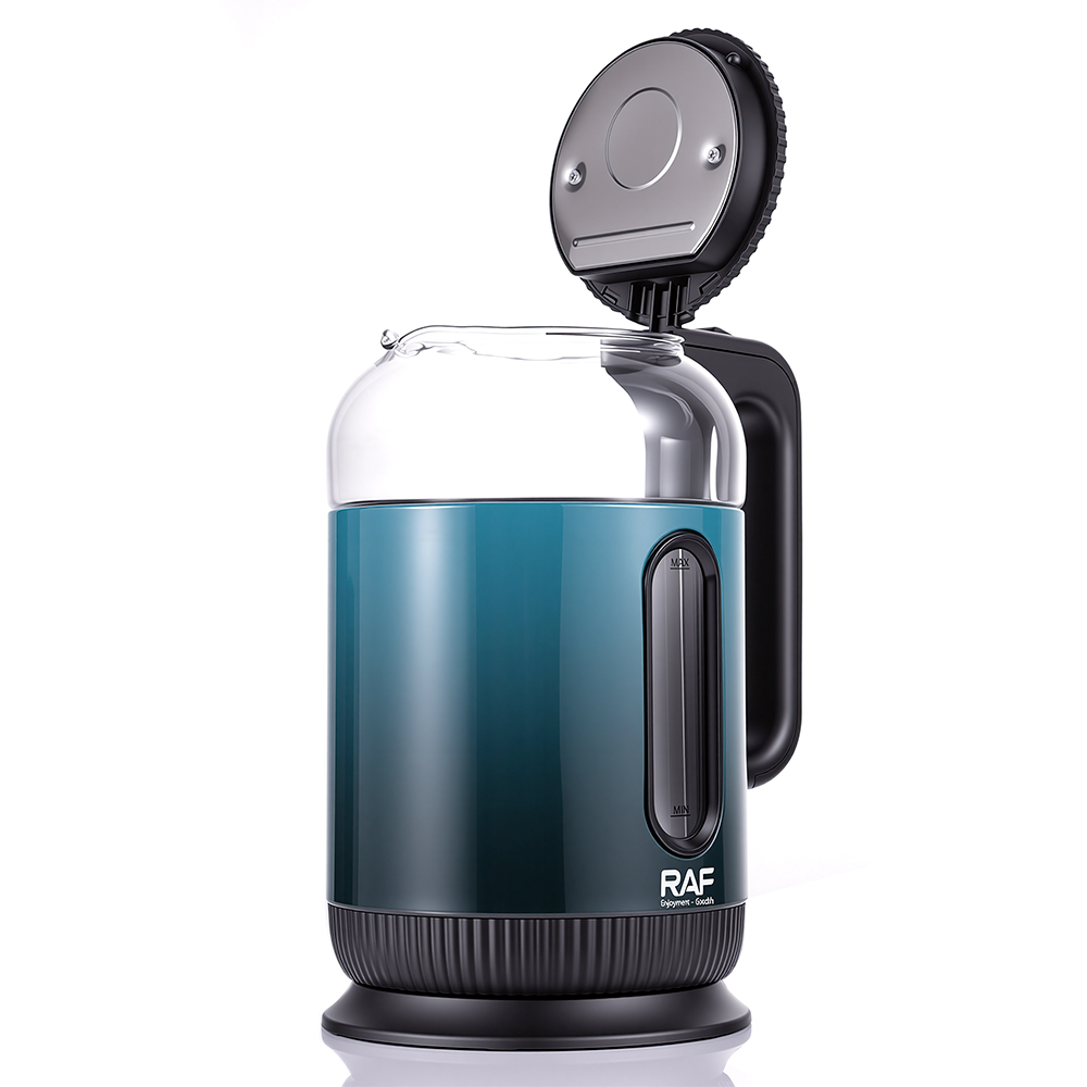 Bouilloire Electrique En Verre RAF 2L -1500 W Noir