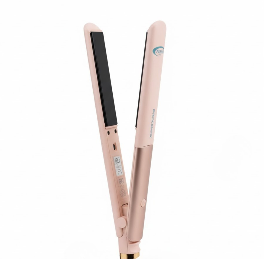 Plaque cheveux Prova Céramique Rose 40W 230°C 