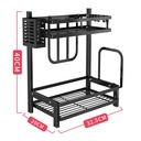 Support Multifonction Egouttoir et Organisateur Deux Etage 