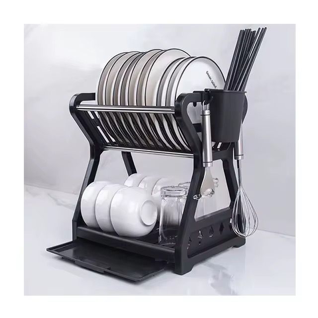 Egouttoir Vaisselle Cuisine Noir