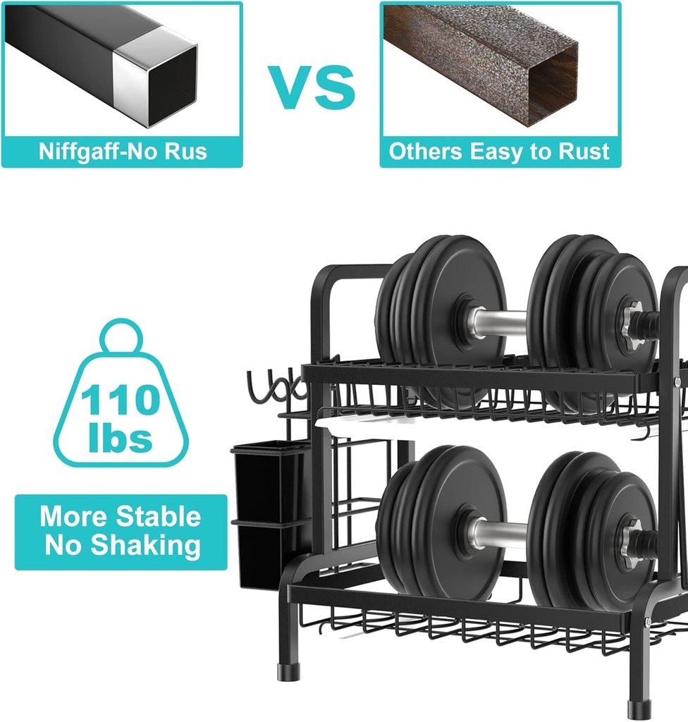 Egouttoir Vaisselle Cuisine Noir Blanc