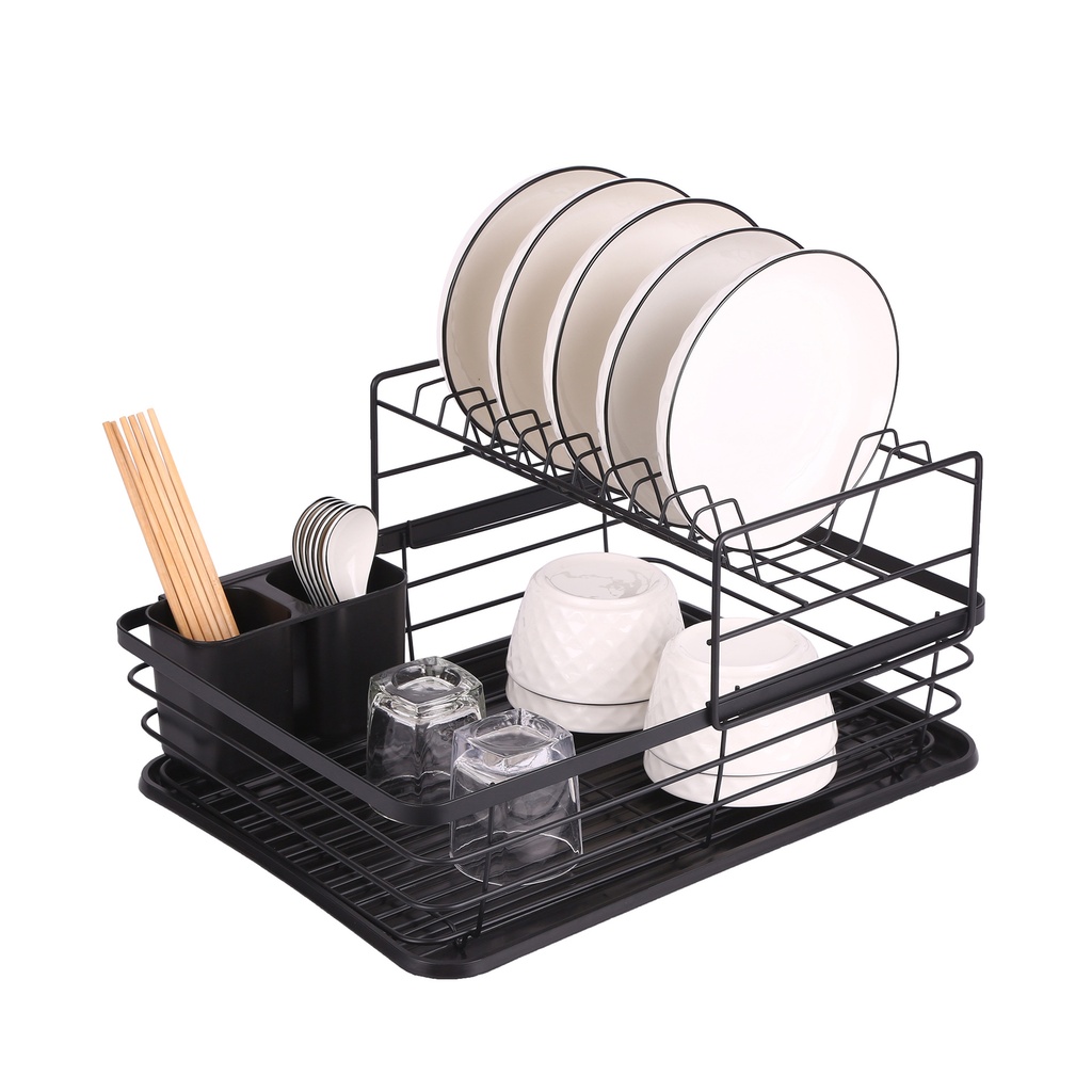 Egouttoir Vaisselle Cuisine Noir