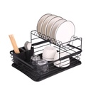 Egouttoir Vaisselle Cuisine Noir