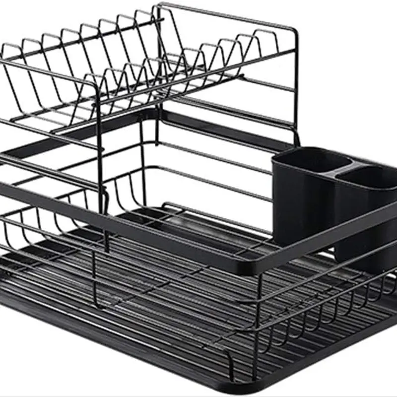 Egouttoir Vaisselle Cuisine Noir