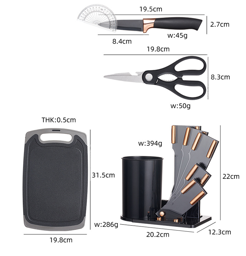 Ensemble D’ustensiles De Cuisine En Silicone  19 Pièces Noir