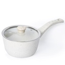 Batterie de Cuisine 22 Pièces Granite Golden House Blanc Cassé