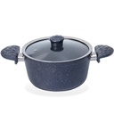 Batterie de Cuisine 22 Pièces Granite Golden House Bleu Nuit