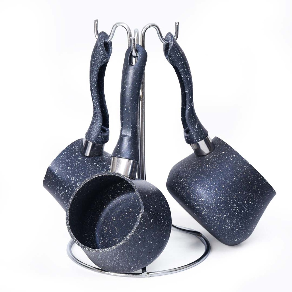 Batterie de Cuisine 22 Pièces Granite Golden House Bleu Nuit