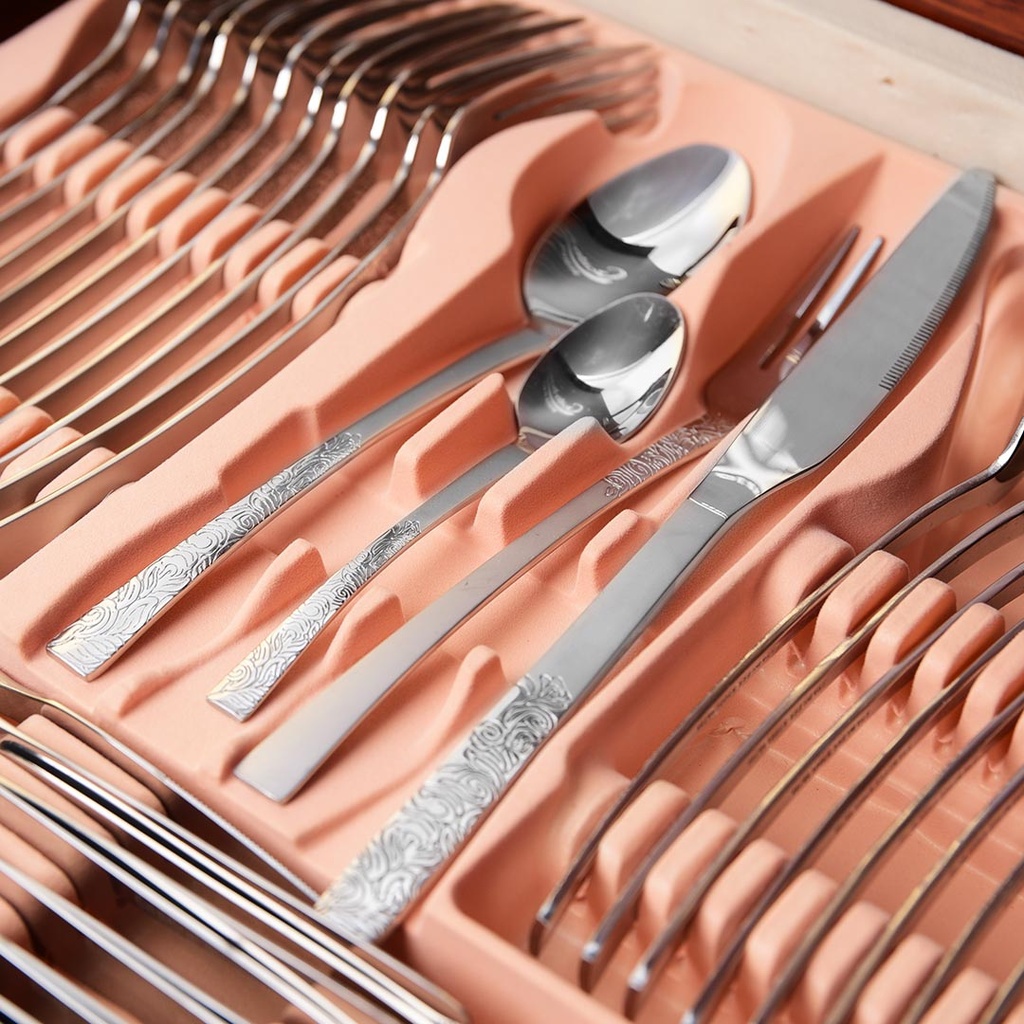 Coffret Ménagère De Cuisine 86 Pièces Golden House - Model 7