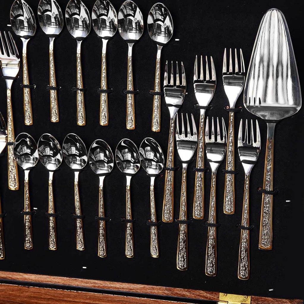 Coffret Ménagère De Cuisine 75 Pièces Golden House - Model 4