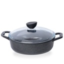 Batterie De Cuisine Vivaldi Akda 7 Pièces Granite Bleu Nuit