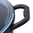 Batterie De Cuisine Vivaldi Akda 7 Pièces Granite Bleu Nuit