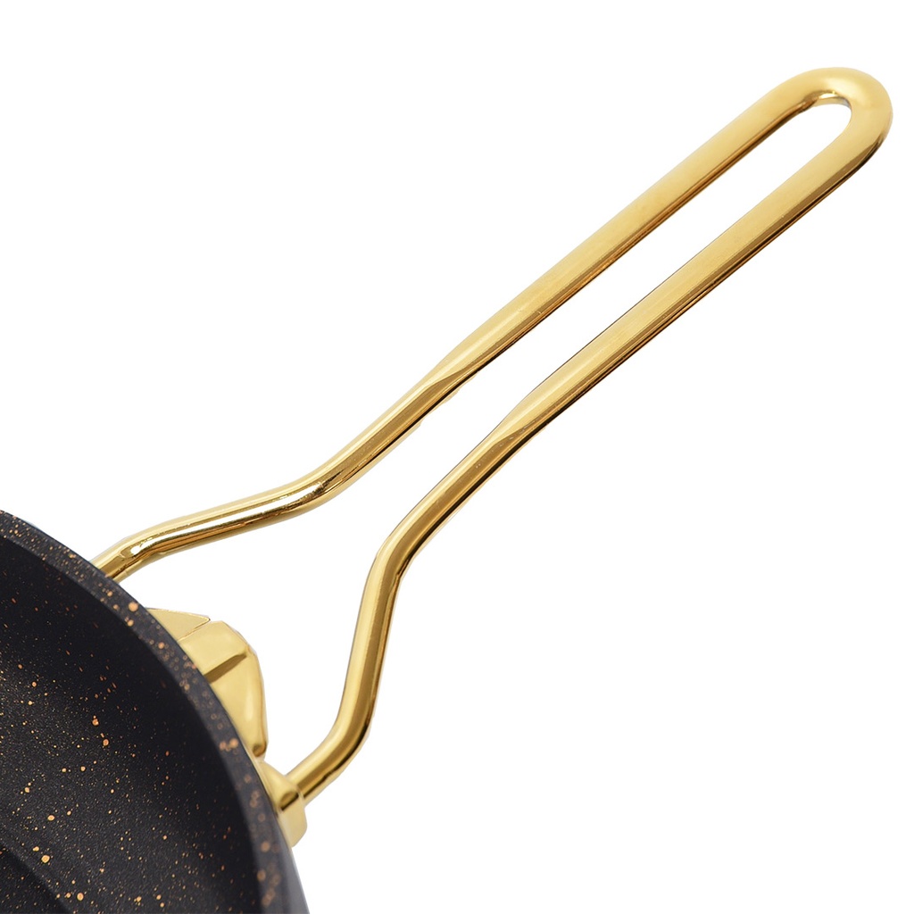 Batterie De Cuisine Vivaldi Babil 7 Pièces Granite Noir