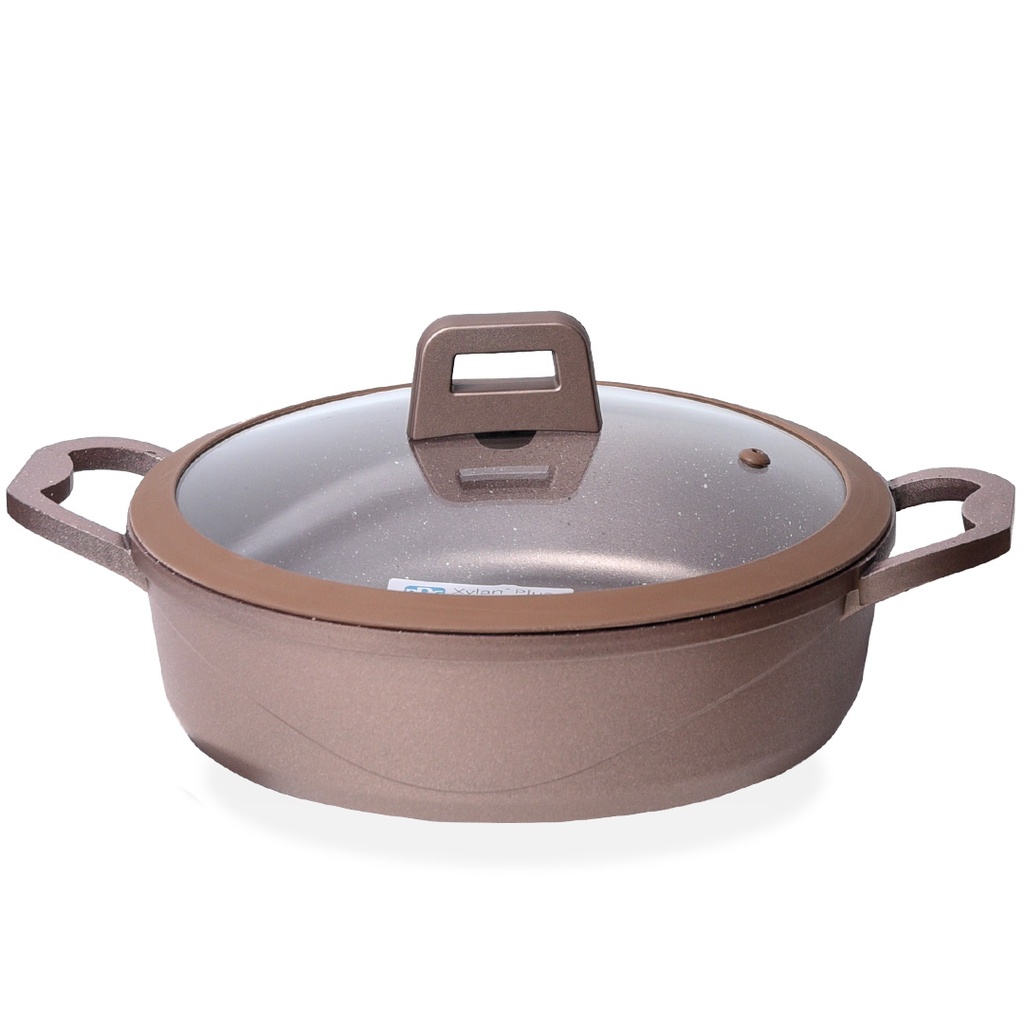 Batterie De Cuisine Vivaldi Reby 12 Pièces Granite Rose Gold