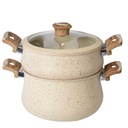 Batterie De Cuisine Vivaldi  20 Pieces En Granite Beige