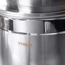 Batterie De Cuisine Vivaldi Anka 15 Pieces En Inox 18/10