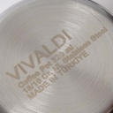 Set de 3 Pots à lait En inox 18/10 Vivaldi avec Support 