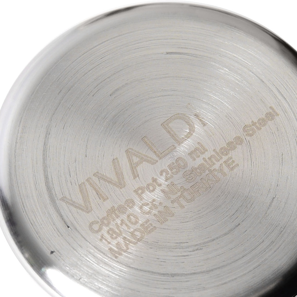 Set de 3 Pots à lait En inox 18/10 Vivaldi avec Support 