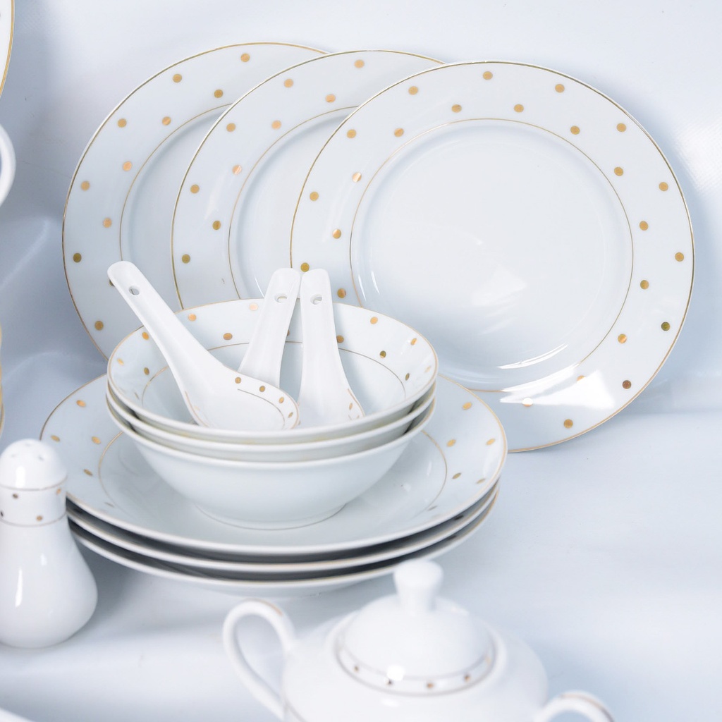 Service à Table en Porcelaine 72 Pièces Bravo