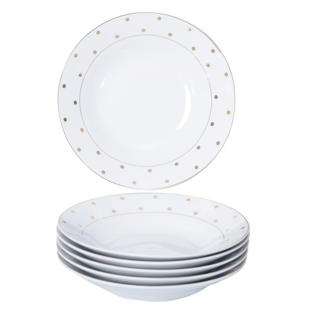 Service à Table en Porcelaine 72 Pièces Bravo
