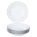 Service à Table en Porcelaine 72 Pièces Bravo