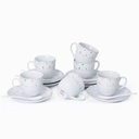 Service à Table en Porcelaine 72 Pièces Bravo