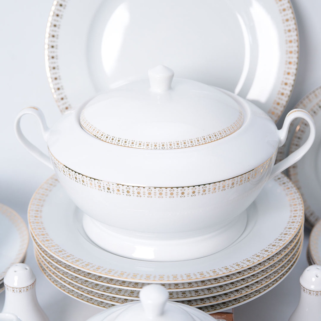 Service à Table en Porcelaine 72 Pièces Bravo