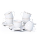 Service à Table en Porcelaine 72 Pièces Bravo