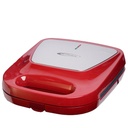Appareil De Cuisson 3en1 Florence Panini Gaufre Zouza 1400W- Rouge