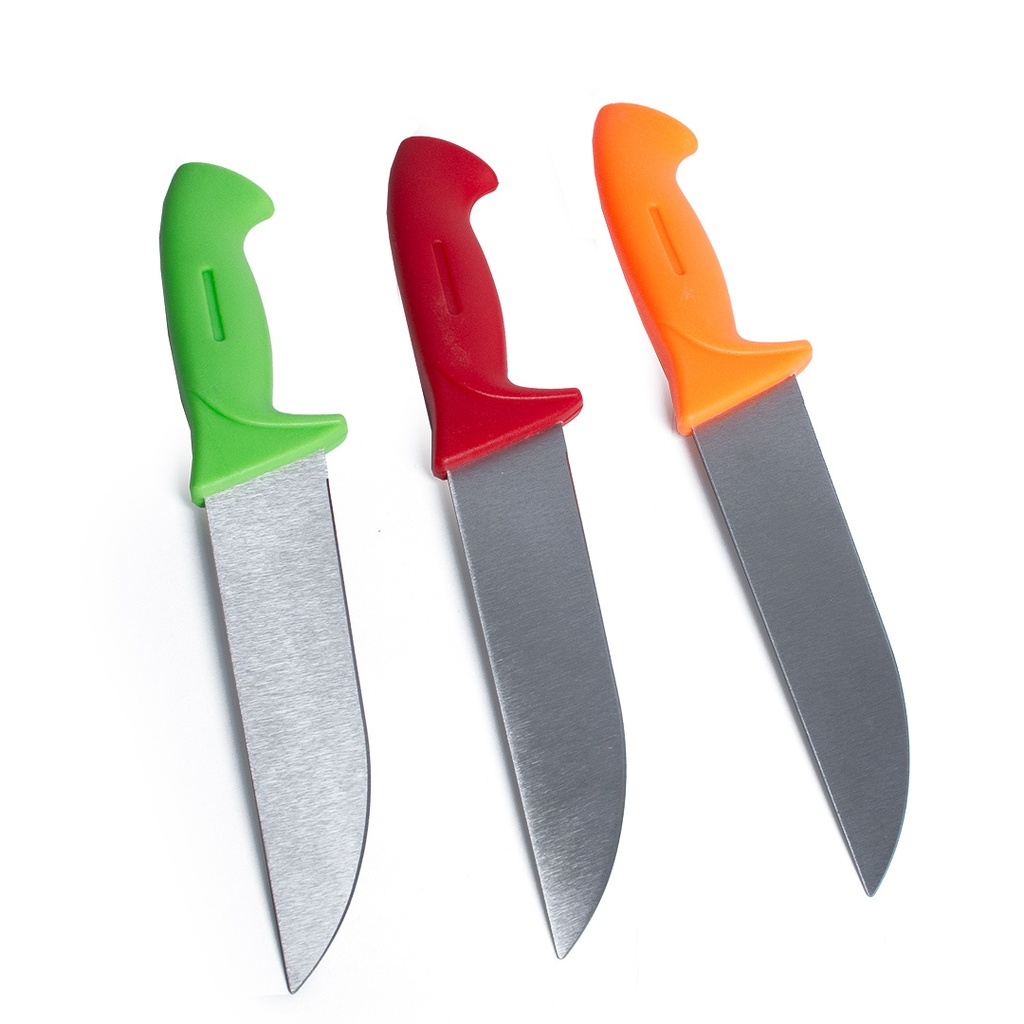 Couteau de chef en acier inoxydable - 18 cm Manche Vert 