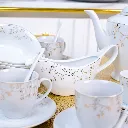 Service à Table en Porcelaine 72 Pièces Bravo Doré Motif 6 (3).webp