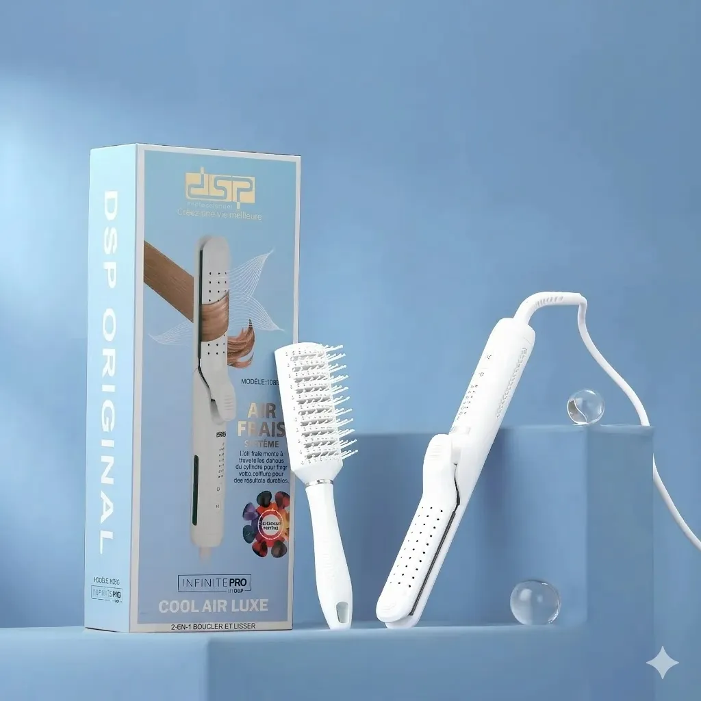 [10360] Brosse rotative à air chaud et Lisseur 2en1 DSP 220°C 47W.webp