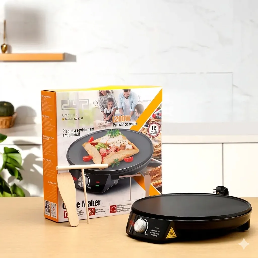 Crêpière Électrique DSP 30 cm – 1200 W.webp